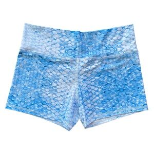 Skipper Women’s Active Classic Yoga Shorts - Blue Scale UPF 30+ Quick Dry Size L